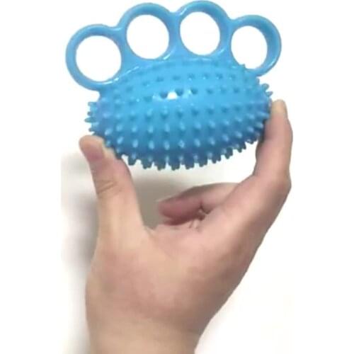 Manufacturer Wholesales High Quality TPR Environmental Protection 4-finger Fitness Needle Ball Palm Training Rehabilitation Ball