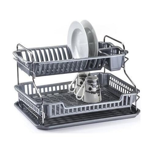 Lalezar 2 Layer Plate-rack (Gray)