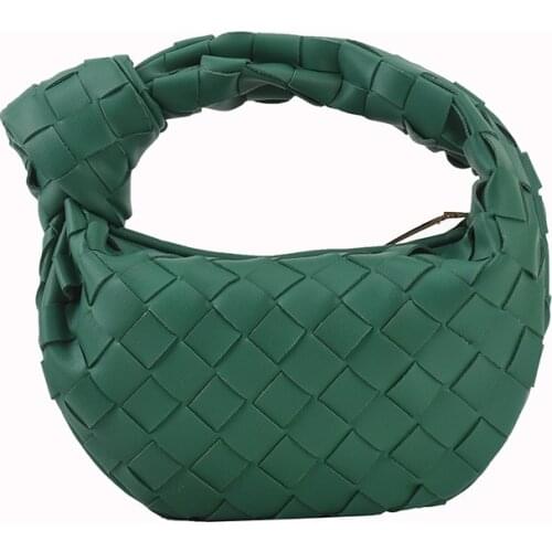 Small Bag 2021 New Trendy Fashion Ladies Luxury Woven One-shoulder Handbag Personality European and American Simple Hand Bag