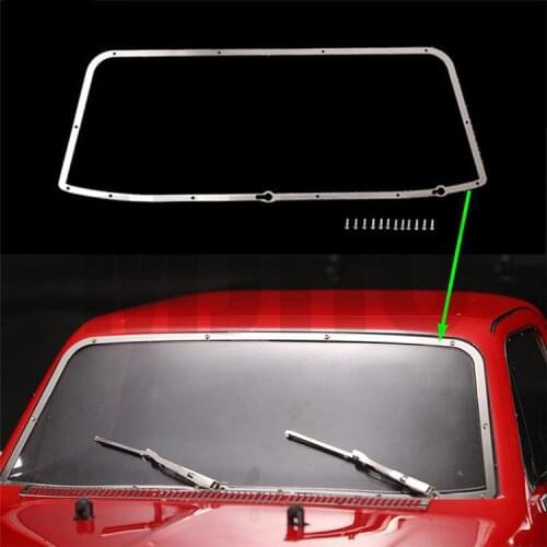 Metal frame for front window of 1/10 RC tracked vehicle Traxxas TRX4 Chevrolet K5 suit jacket