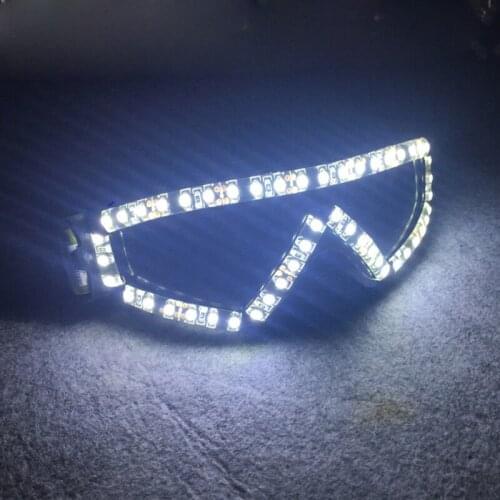 Fashion LED Glasses Luminous Lighting Glowing DJ Glasses Fashion Carnival Dance Bar Party Supplies