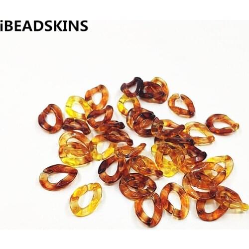 New arrival! 16x12mm 2000pcs brown color chain-shape beads for earrings accessories parts,jewelry making DIY