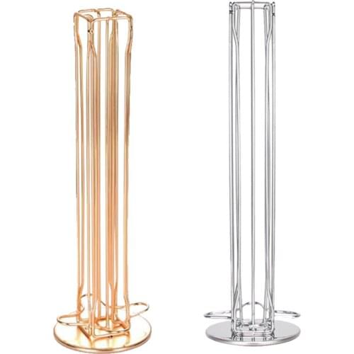 Nespresso Coffee Capsule Pod Holder Rotatable Display Organize Tower Stand Home Office Kitchen Storage Organizer Rack