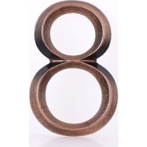 Retro Brass Door Number Letter Vintage Painting Customized Bronze for Office Decoration