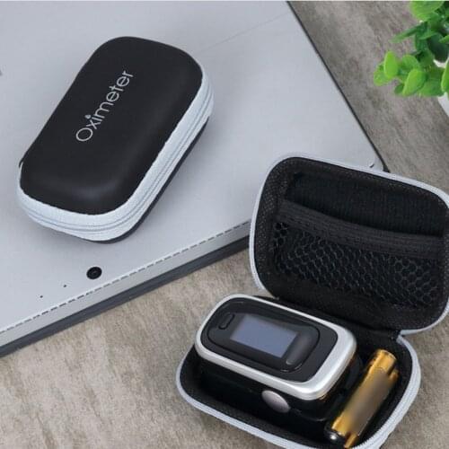 Eva Neutral Oximeter Storage Bag Protection Box Kit Monitor Bag Oximeter Cover Kit Bag Zipper Protection Bag for Finger Oximeter