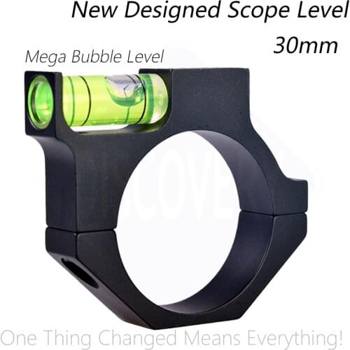 Unique Designed Mega Bubble Level Rifle Scope Level For 30mm tactical scope riflescopes optical sight Hunting Accessories