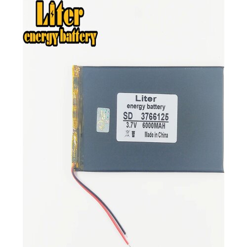 V801 V812 v811 3766125 6000mAh Tablet PC 3.7V polymer lithium battery