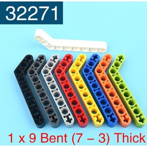 10PCS 32271 hole beam high-tech hole arm 1x9 thick assembling building block toy Assembling robot construction accessories MO