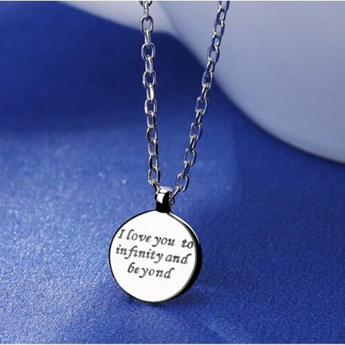 S925 sterling silver ladies necklace popular in Europe and America simple and generous holiday gifts for ladies