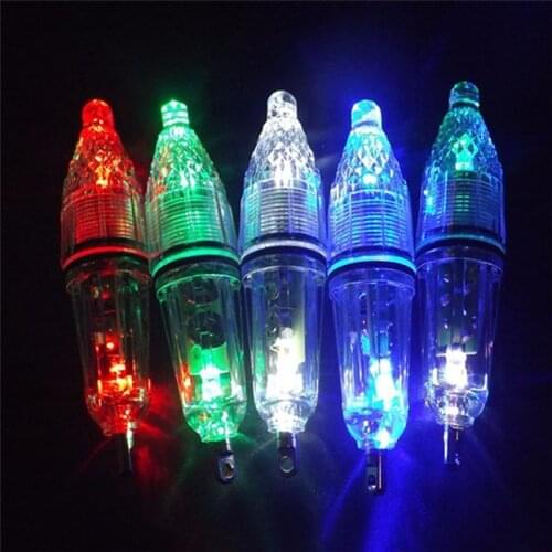 12cm LED Fishing Lure Light Waterproof Fast Fish Attractor Deep Underwater 0-300M Squid Fishing Bait Lights