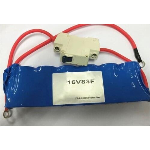 2.7V500F Automotive rectifier super capacitor 16V83F 16V 83F automotive window film super farad capacitor