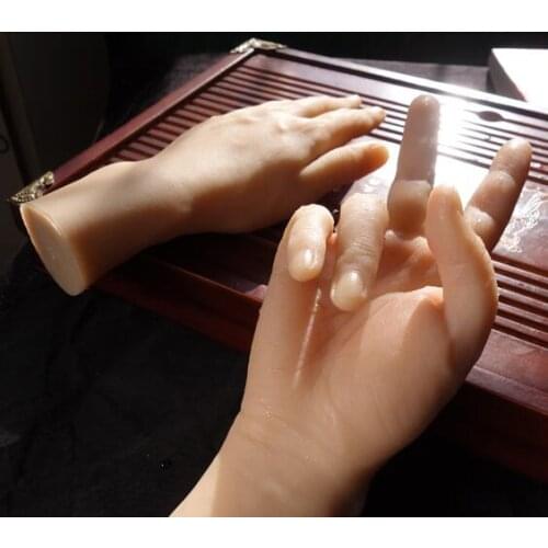 25Cm High quality real hand mannequin body Manicure props Masturbation sex doll hand mannequin Halloween man finger 2PC/lot C738