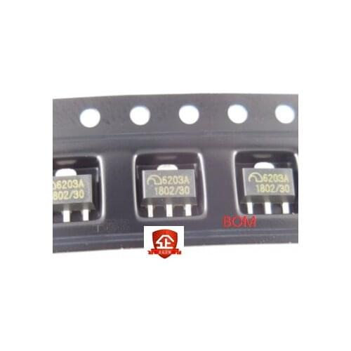 30pcs/lot LDO 3V SOT89 6203A-3.0 In Stock ME6203A30PG