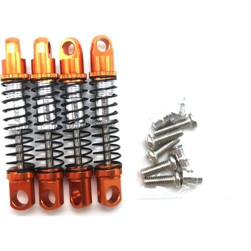 4pcs Full Metal Hydraulic Shock Absorbers Damper for Jimny RC Car DIY Accessories