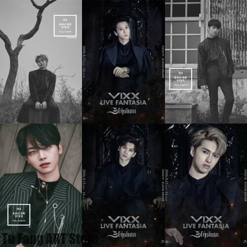 DIY 5D Daimond Mosaic Korean Boy Group VIXX Diamond Painting Cross Stitch Kits Room Decoration Embroidery Full Round Drill