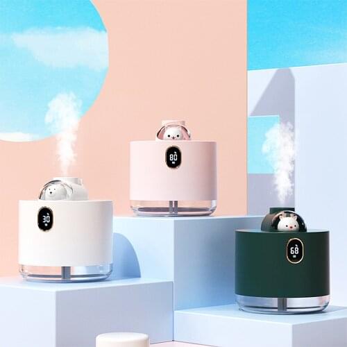 500ml Wireless Aromatherapy Diffuser Air Humidifier 2000mAh Battery Portable Rechargeable Essential Oil Humidificador For Home