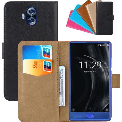 Luxury Wallet Case For Doogee Mix Lite PU Leather Retro Flip Cover Magnetic Fashion Cases Strap