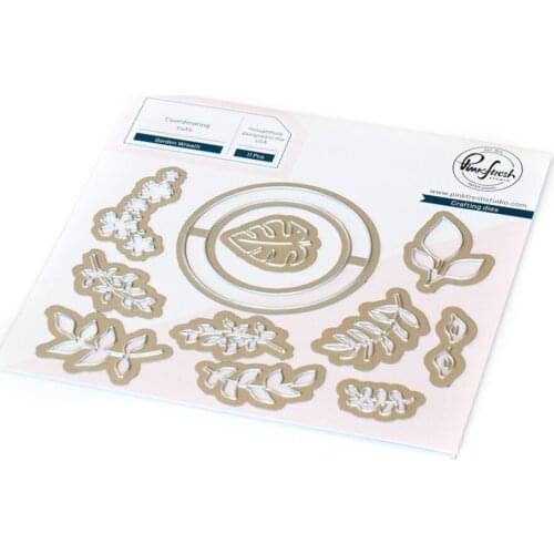 Flowers Bloom GARDEN WREATH Metal Cutting Dies and stamps DIY Scrapbooking Card Stencil Paper Cards Handmade Album Stamp Sheet