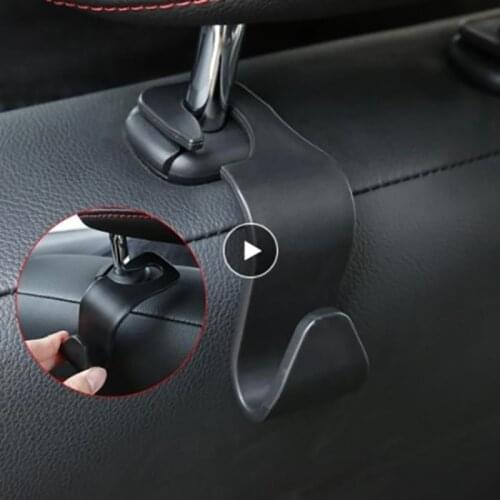 Car Seat Hook Universal Hanger Holder Storage Car Seat Headrest Hanger Multi-Purpose Bag Hook Interior Home Accessories For Car