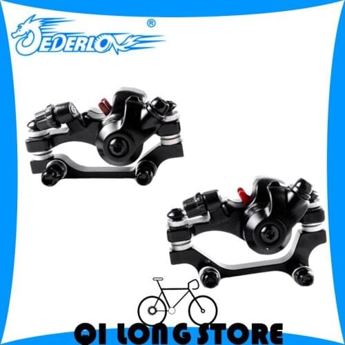 Electric bicycle Disc Brake Bicycle mechanical cable pull disc brake MTB road bicycle Aluminum alloy brake F160-R140/F180-R160