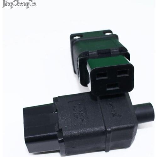 JCD PDU socket Standard IEC320 C1916A AC Electrical Power Cable Cord Connector Removable plug