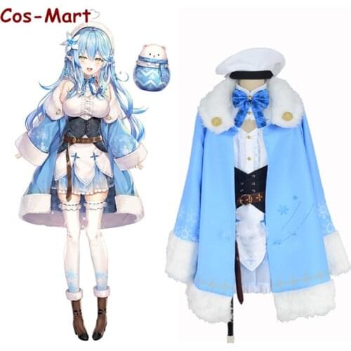 Anime Vtuber Hololive Yukihana Lamy Cosplay Costume Fashion Cute Uniform Unisex Activity Party Role Play Clothing Custom-Make