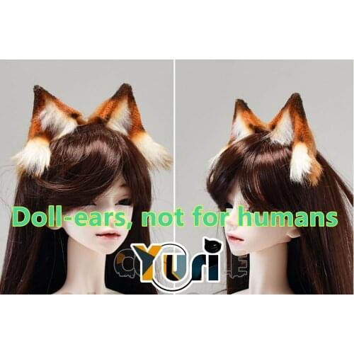 Doll Use Ear BJD Fox Ear Beast Ear SD DD 1/3 1/4 1/6 BJD Doll Accessory Cute Lovely Cosplay Limit Cos Gift Sa
