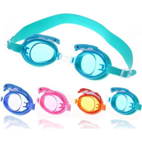 Swimming Goggles Children Anti-Fog Kids Dolphin Swim Eyewear Cartoon Silicone Arena Waterproof Glasses Loveliness
