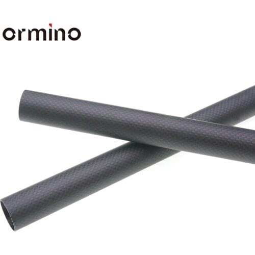 Ormino 2PCS 22mm Carbon Fiber Tube Quadcopter Hexacopter Frame arm Landing Gear Rc Drone kit Multicopter Diy 22X20X500mm tube