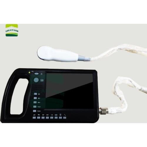 Dog7 Inch LCD Screen Portable Veterinary Ultrasound Scanner dog cat pets farm Micro convex array probe pregnancy testing Machine