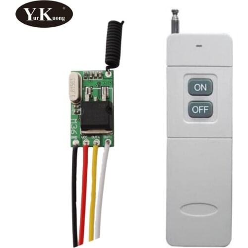 6V 7.4V 8.4V 7.6V 9V 12V 13V 14V 16V 24V 28V 36V Mini Remote Control Switch RF Wireless Micro Receiver Transmitter LED Lighting