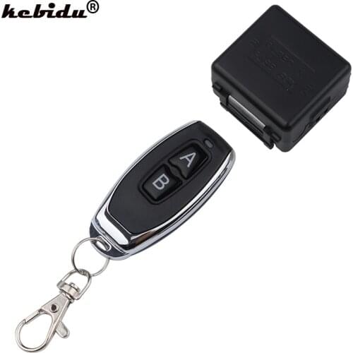 Kebidu 433Mhz Wireless Remote Control Switch DC 12V 1CH relay Receiver Module RF Transmitter 433 Mhz Remote Controls