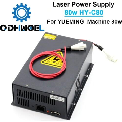 PWM Co2 Laser Power Supply 80w For YUEMING Laser Engraving And Cutting Machine