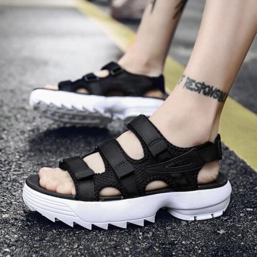 Sandalias rubber sandles uomo outdoor rasteira men sandals-men sandalet sandalsslippers transpirables sandali work leather 2020