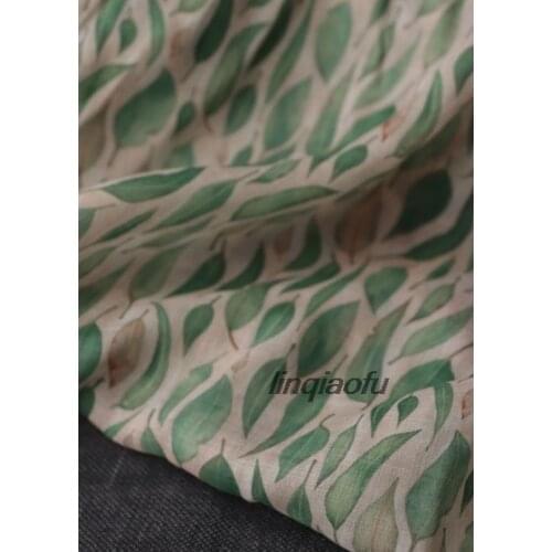 Special original womens fabrics Clear high-grade printed burlap material