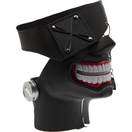 Tokyo Ghoul Kaneki Ken Mask Anime Masks Halloween Cosplay Rubber Costumes Mask Props Accessory