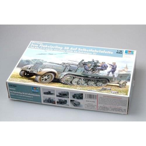 Trumpeter 1/35 01523 Flakvierling 38 Sd.Kfz.7/1 Early Version