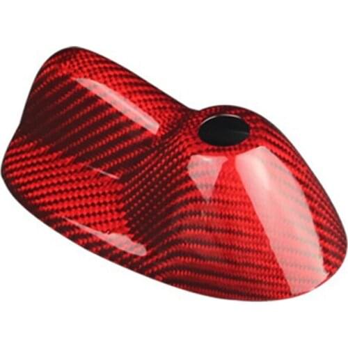 Carbon Fiber Car Roof Shark Fin Antenna Decal Aerials Decoration Cover for Mini Cooper Clubman R55 R56