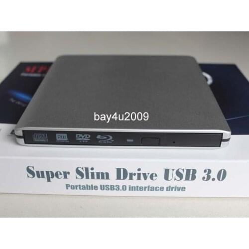 New USB3.0 Ultra Slim External Blu-Ray Burner Writer Panasonic UJ262 UJ272 For Macbook Laptop PC