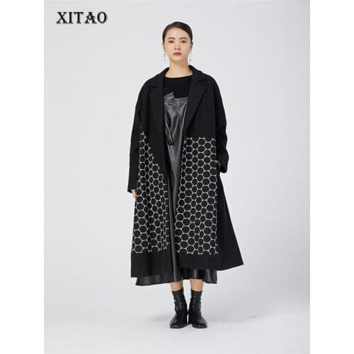 XITAO Womens Black Coats