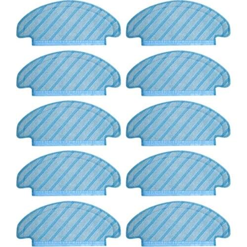 10Pcs Mop Cloths Cleaning Cloths for Ecovacs Deebot T8 Vacuum Cleaner Accessories Mop Floor Cleaning Replacement Cloth