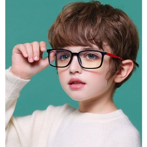 2021 Fashion Kids TR90 Alloy Glasses Frame Children Anti-blue Light Glasses Boys Girls Anti Glare UV400 Computer Eyeglasses