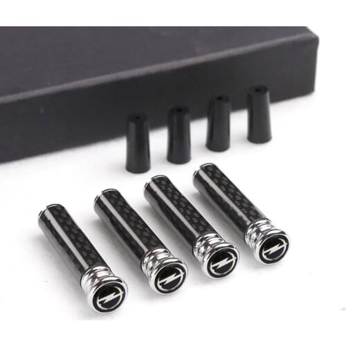 4pcs Carbon Fiber Car Door Lock Pins Bolt Caps For Opel Zafira Astra Insignia Ampera Omega H G Corsa D Meriva Mokka Accessories