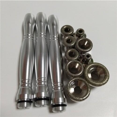 Diamond Microdermabrasion Dermabrasion Blackhead Removal Microdermabrasion Exfoliator 9 Tips 3 Wands Skin Suction Tool Facial