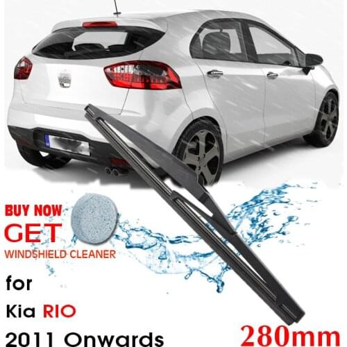 Car Wiper blade Rear Back Window Windscreen Windshield Wipers For KIA Rio Hatchback 280mm 2011 Onwards Auto Accessories