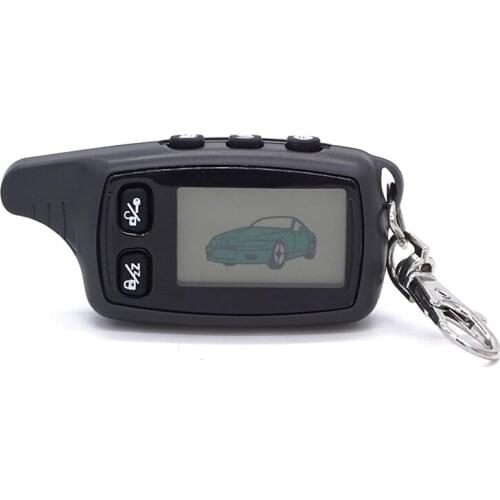 Keychain TW700 LCD Remote Control Key Fob for Russian Version Tomahawk TW900/TW7000/TW700 two way car alarm system TW-7000