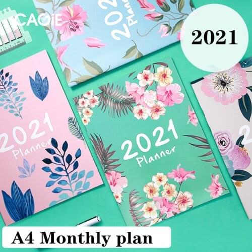 2021 2022 Planner Organizer Stationery Wholesale A4 Efficiency Manual Office Secretary Notepad Creative Personality Schedule