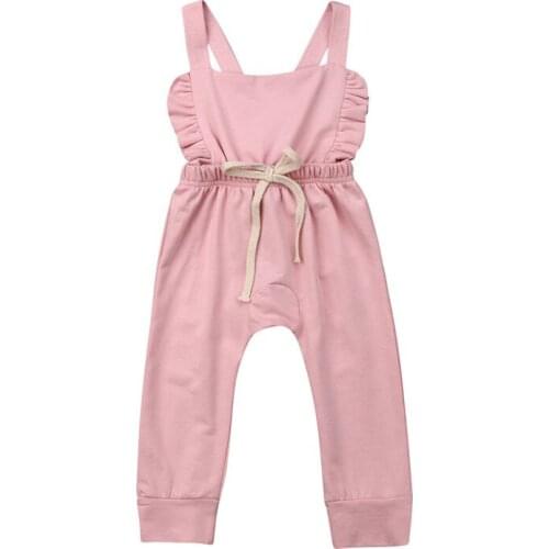 Baby Girls Romper Newborn Summer Kids Clothes Striped Overalls Suspender Cotton Rompers Soft Jumpsuit Infant Toddler Outfit 0-3T
