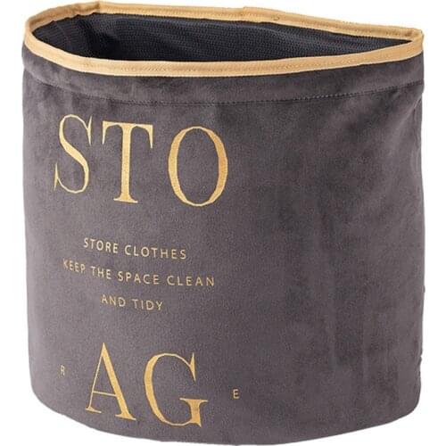 Dirty Clothes Storage Basket Household Dirty Clothes Basket Laundry Basket Folding Waterproof Storage Bucket