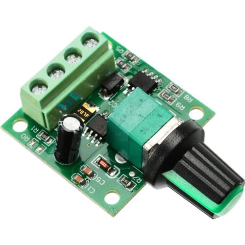 Mini 2A PWM DC Motor Speed Controller Module DC 1.8V -12V Adjustable Speed Regulator Control Governor Switch Drive Module